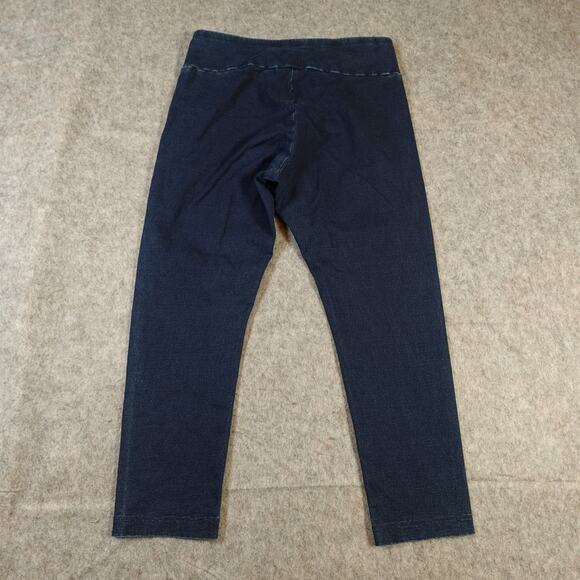 J. Jill Jeans Womens Extra Small Indigo Jeggings Skinny Stretch Blue Cropped 23" - Picture 9 of 10